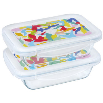 

Pyrex 913S677/7643 Sada dóz 0,8 l 2 ks obdelník