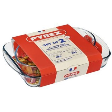 

Pyrex Sada pekáčů 2 ks 2,7 l + 2,2 l