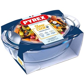 

Pyrex Pekáč oválný s víkem 4,1 l, sklo