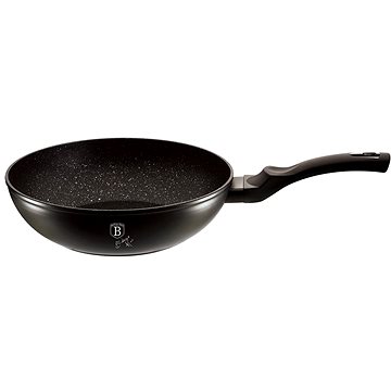 

BERLINGERHAUS Pánev WOK s mramorovým povrchem 28 cm Black Silver Collection