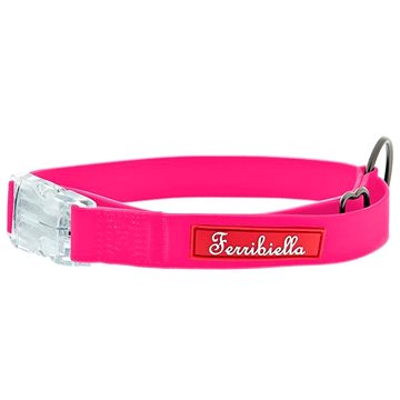 

Ferribiella Fun růžový svítící obojek L