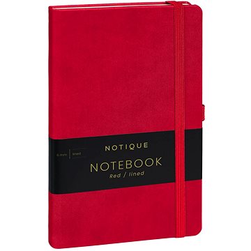 

Notique Notes linkovaný, červený, 13 × 21 cm