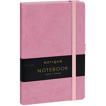 

Notique Notes linkovaný, růžový, 13 × 21 cm