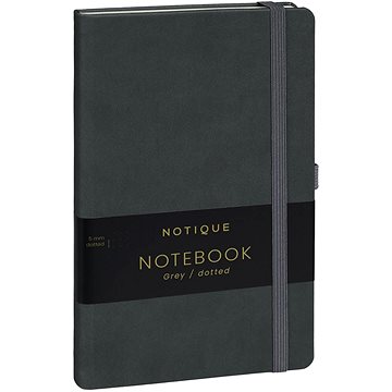 

Notique Notes tečkovaný, šedý, 13 × 21 cm