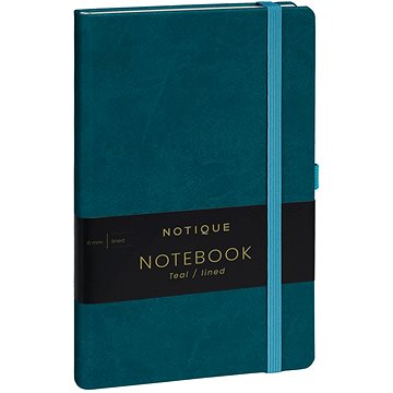 

Notique Notes linkovaný, tyrkysový, 13 × 21 cm