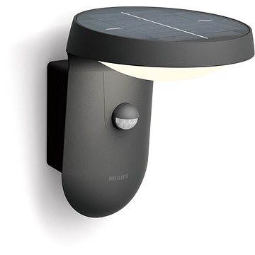 

Philips LED Venkovní solární nástěnné svítidlo se senzorem TYLA 3000K