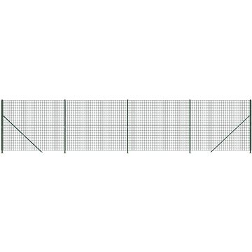 

SHUMEE Drátěný plot s přírubami 1,6 × 10 m zelený