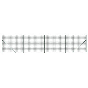 

SHUMEE Drátěný plot s přírubami 1,8 × 10 m zelený