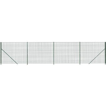 

SHUMEE Drátěný plot s přírubami 1,6 × 10 m zelený