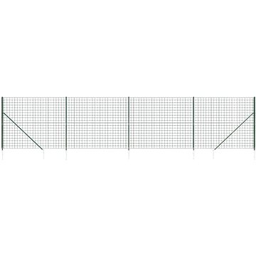 

SHUMEE Drátěný plot s kotevními hroty 1,8 × 10 m zelený