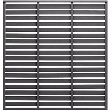 

Shumee Plotový dílec WPC 180 × 180 cm, šedý