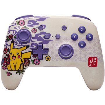 PowerA Enhanced Wireless Controller for Nintendo Switch - Pokémon Pikachu Blossom