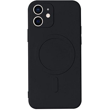 

TopQ Kryt iPhone 12 s MagSafe černý 84976