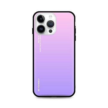 

TopQ Kryt LUXURY iPhone 14 Pro pevný duhový růžový 84637