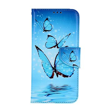 

TopQ Pouzdro Samsung A54 5G knížkové Modří motýlci 94263