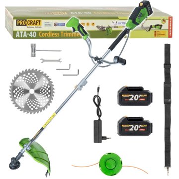 

Procraft Aku křovinořez obouruční rukojeť (řidítka) ATA-40C, 2 × 4Ah