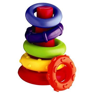 Playgro Plastové navlékací kroužky - Skládačka
