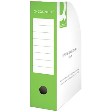 Q-CONNECT A4, zelený - Stojan na časopisy