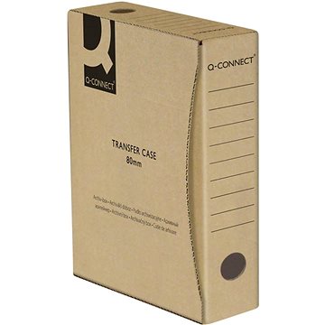 Q-CONNECT 8 x 33.9 x 29.8 cm, hnědá - Archivační krabice
