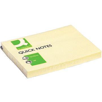 

Q-CONNECT 76 x 102 mm, 100 lístků, žlutý