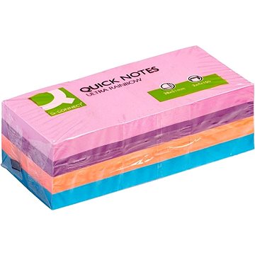 

Q-CONNECT 38 x 51 mm, 3 x 4 x 100 lístků, neonový