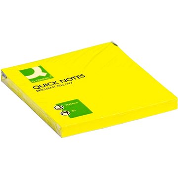 

Q-CONNECT 76 x 76 mm, 75 lístků, žlutý