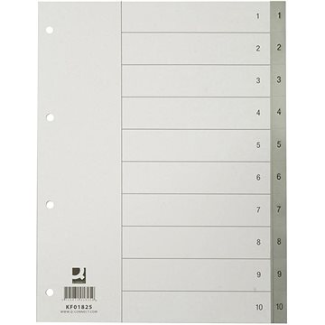 

Q-CONNECT bílo-šedý, plastový, A4, 1 - 10