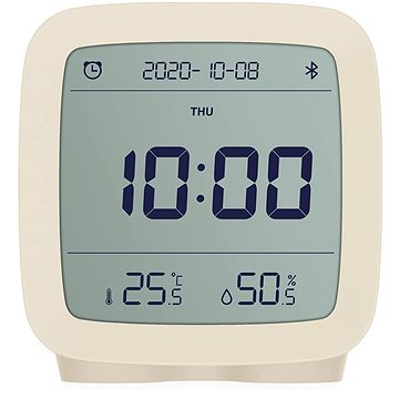 

QINGPING Bluetooth Alarm clock (Temperature & RH monitor) - beige