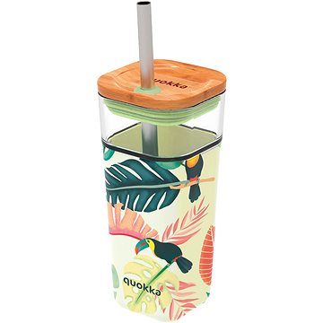 

Quokka Liquid Cube s brčkem tropical toucans