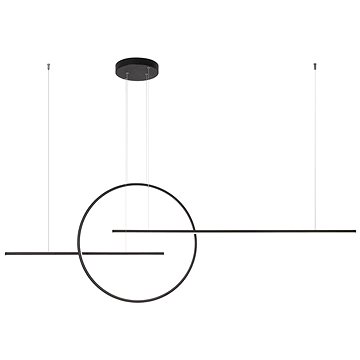 

Redo 01-1737 - LED Lustr na lanku GIOTTO LED/66W/230V Černá
