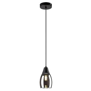 

RABALUX Závěsné svítidlo ILMARI 72181 10 cm černé/kouřové