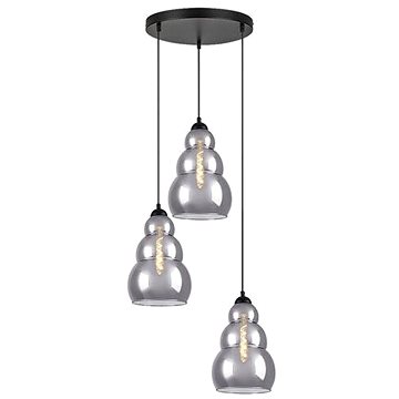 

RABALUX Závěsné svítidlo SALVATORE 72213 35 cm černé/kouřové