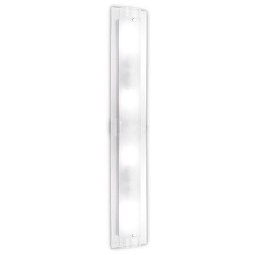 

Ideal Lux Tudor AP4 nástěnné svítidlo 4x E14 40 W bez zdroje 70 cm čiré/pískované sklo