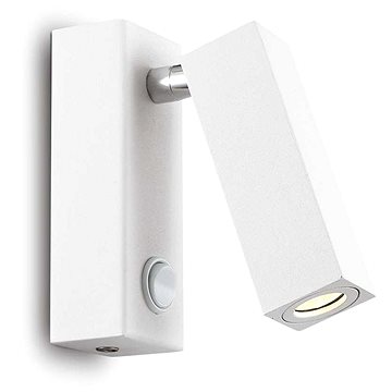 

Ideal Lux Page AP1 nástěnné bodové LED svítidlo 3 W hranaté bílé