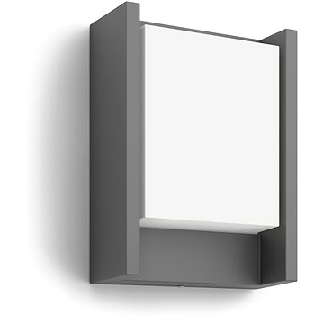 

Philips Arbour UltraEfficient venkovní nástěnné LED svítidlo 3,8 W antracit