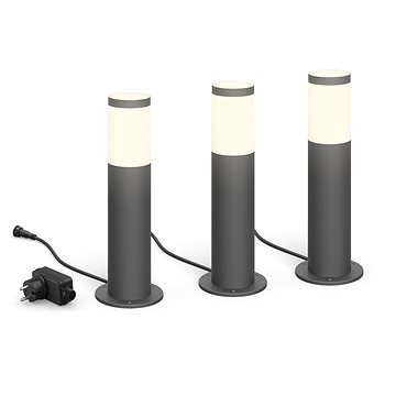 

Philips Venkovní sloupkové Low Voltage LED svítidlo 3x6 W 600 lm 5+2+2m antracitové