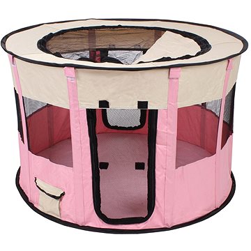 

Merco, Pet Round ohrádka pro psy růžová 1 ks