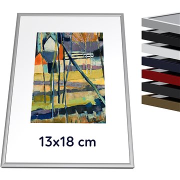 

THALU Kovový rám 13x18 cm Červená