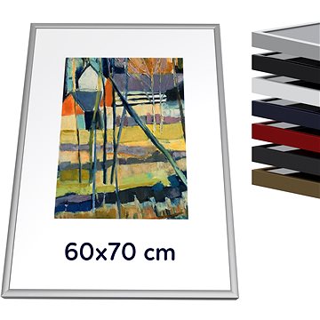 

THALU Kovový rám 60x70 cm Stříbrná matná