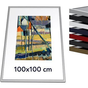 

THALU Kovový rám 100x100 cm Černá
