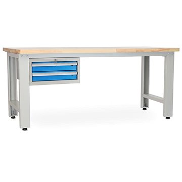 

Rauman pracovní stůl Solid OAK-20, délka 210 cm, závěsný box, dub