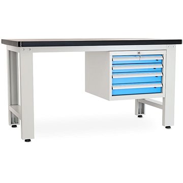 

Rauman pracovní stůl Solid MDF-04, délka 150 cm, závěsný box, černý