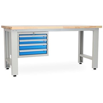 

Rauman pracovní stůl Solid OAK-40, délka 180 cm, závěsný box, dub