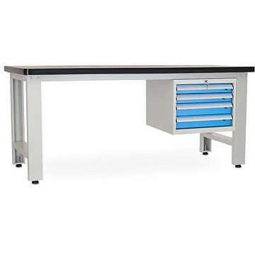 

Rauman pracovní stůl Solid MDF-04, délka 210 cm, závěsný box, černý