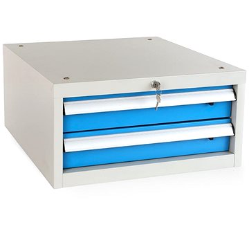 

Rauman Úložný box pro dílenský stůl Solid, 2 zásuvky, RAL 5012