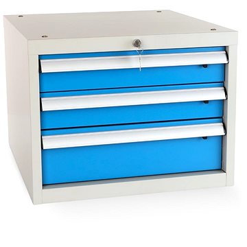 

Rauman Úložný box pro dílenský stůl Solid, 3 zásuvky, RAL 5012