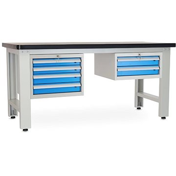 

Rauman pracovní stůl Solid MDF-42, délka 180 cm, 2 závěsné boxy, černý