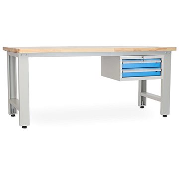

Rauman pracovní stůl Solid OAK-02, délka 210 cm, závěsný box, dub