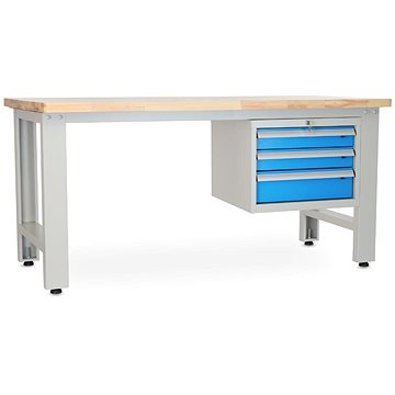 

Rauman pracovní stůl Solid OAK-03, délka 180 cm, závěsný box, dub