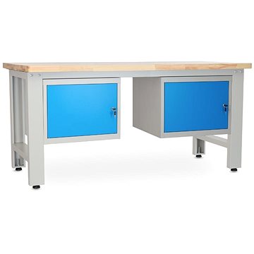 

Rauman pracovní stůl Solid OAK-11, délka 180 cm, 2 závěsné boxy, dub